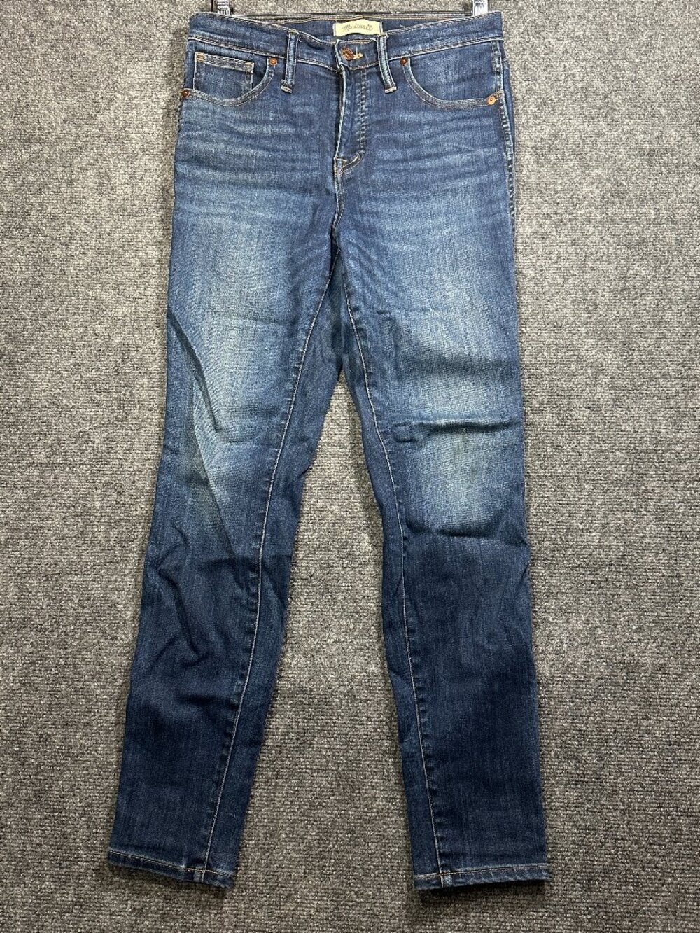 Madewell Jeans Womens 29 High Rise Skinny Medium Wash Cotton Stretch Pockets